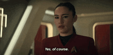 Yes Of Course La'An Noonien-singh GIF - Yes Of Course La'An Noonien-singh Christina Chong GIFs