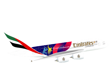 Emirates Airplane Sticker - Emirates Airplane Expo2020 Stickers