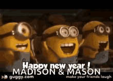 Happy New Year Minions GIF - Happy New Year Minions GIFs