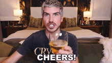 Cheers Joey Graceffa GIF - Cheers Joey Graceffa Drink Up GIFs