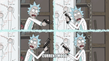 Rick And Morty Current Mood GIF - Rick And Morty Current Mood Triggered GIFs