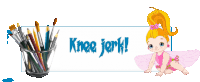 Animated Fairy Reaction Knee Jerk Sticker - Animated Fairy Reaction Knee Jerk Stickers