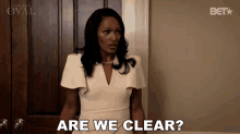 Are We Clear Victoria Franklin GIF - Are We Clear Victoria Franklin The Oval GIFs