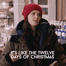 Its Like The Twelve Days Of Christmas Its One Day With Twelve Bottles Of Wine GIF - Its Like The Twelve Days Of Christmas Its One Day With Twelve Bottles Of Wine Stevie Budd GIFs