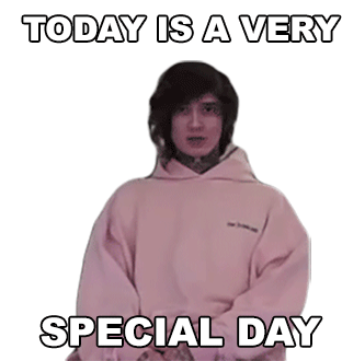 Today Is A Very Special Day Tim Henson Sticker - Today Is A Very Special Day Tim Henson Today Is An Important Day Stickers