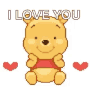 Winnie The Pooh Happy Valentines GIF - Winnie The Pooh Happy Valentines I Love You GIFs