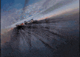 a group of cars are racing on a track