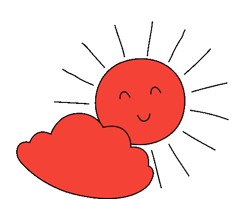 Sunshine Clouds Sticker - Sunshine Clouds Weather Stickers