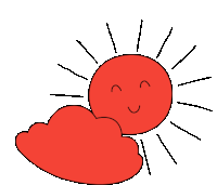 Sunshine Clouds Sticker - Sunshine Clouds Weather Stickers
