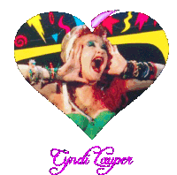 Cyndi Lauper Music Sticker - Cyndi Lauper Music Singer Stickers