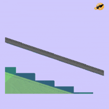 a cartoon of a penguin laying on a railing with the word alamak above it