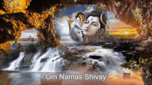 Om Namas Shivay Waterfalls GIF - Om Namas Shivay Waterfalls Nature GIFs