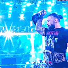Roman Reigns Wwe Universal Champion GIF - Roman Reigns Wwe Universal Champion Entrance GIFs
