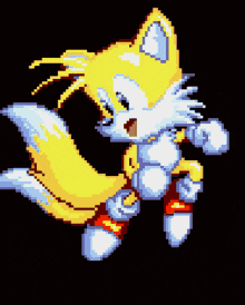 Tails Super Form GIF