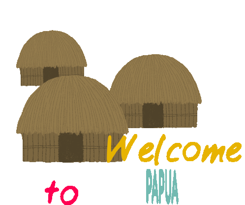Welcome To Papua Papua Sticker - Welcome To Papua Papua City Stickers