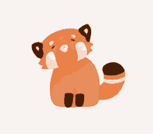 Red Panda Cute GIF - Red Panda Cute Drawn GIFs