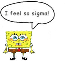 Sigma Spongebob GIF