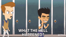 What The Hell Happened Matthew Macdell GIF - What The Hell Happened Matthew Macdell Big Mouth GIFs