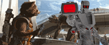 Rocket Raccoon Groot GIF - Rocket Raccoon Groot Rom The Spaceknight GIFs