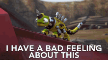 I Have A Bad Feeling About This Revvit GIF - I Have A Bad Feeling About This Revvit Dinotrux GIFs