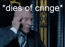 Dies Of Cringe Dr Strange2 GIF - Dies Of Cringe Dr Strange2 Charles Xavier GIFs