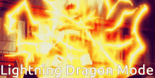 natsu controlling lightning and fire dragon mode