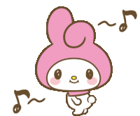 My Melody Dance Sticker - My Melody Dance Sanrio Stickers
