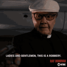 Robbery Priest GIF - Robbery Priest Announcing GIFs