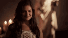 Danielle Campbell Smiling GIF - Danielle Campbell Smiling The Originals GIFs