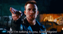 Hes Talking To You. GIF - Angry Hey Im Talking To You Scott Pilgrim GIFs