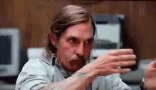 Rustin Cohle Heavy Shit GIF - Rustin Cohle Heavy Shit True Detective - Discover & Share GIFs