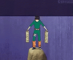 Rock Lee Takes Off His Weights GIFs | Tenor