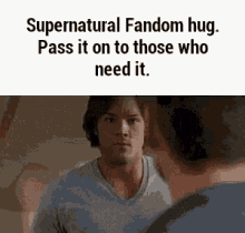 Supernatural Hug GIF - Supernatural Hug Fandom GIFs