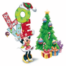 Merry Christmas Minnie Mouse GIF - Merry Christmas Minnie Mouse Happy Christmas GIFs