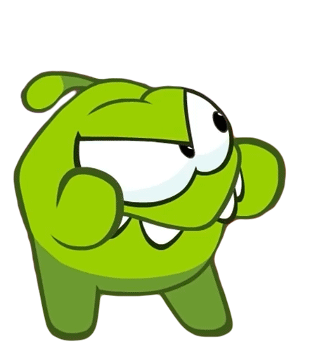 What Om Nom Sticker - What Om Nom Om Nom And Cut The Rope Stickers