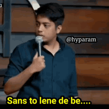 Sans To Lene De Be Stand Up GIF - Sans To Lene De Be Stand Up Comedian Jokes GIFs