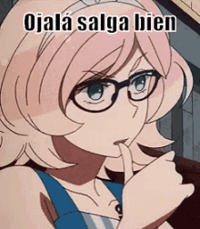 Chica Anime Pensativa Comerse Las Uñas Ojalá Salga Bien GIF - Chica Pensativa Anime GIFs