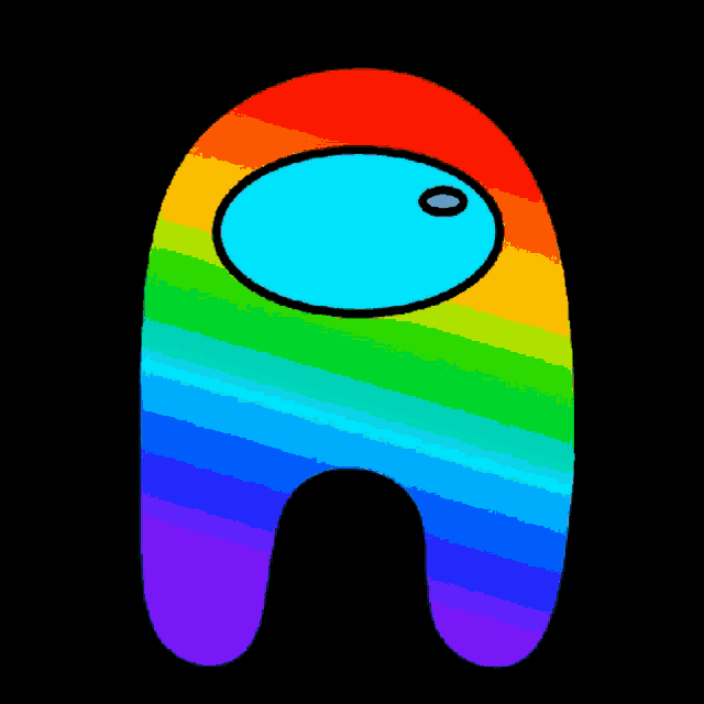 among us rainbow, among , us , rainbow , sus , impostor , imposter - Free  animated GIF - PicMix