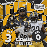 Atlanta Falcons (0) Vs. Pittsburgh Steelers (3) First Quarter GIF - Nfl National Football League Football League GIFs