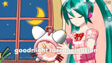 Hatsune Miku Hatsune Miku Goodnight GIF - Hatsune Miku Miku Hatsune Miku Goodnight GIFs