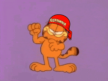 Garfield Hulk Hogan GIF