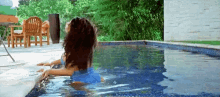 Nicki Minaj Pool GIF - Nicki Minaj Pool Hair Flip GIFs