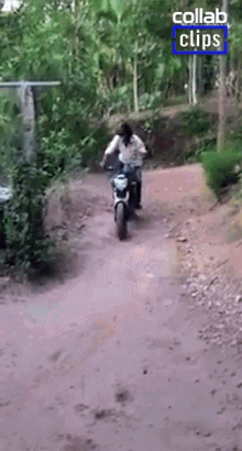 Motorcycle Stunt Fail GIF
