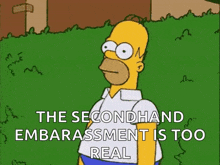 Embarrassed Thesimpsons GIF - Embarrassed Thesimpsons Homer GIFs