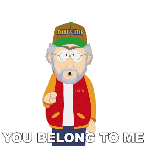 You Belong To Me Steven Spielberg Sticker - You Belong To Me Steven Spielberg South Park Stickers