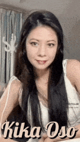 a picture of a woman with the name kika oso