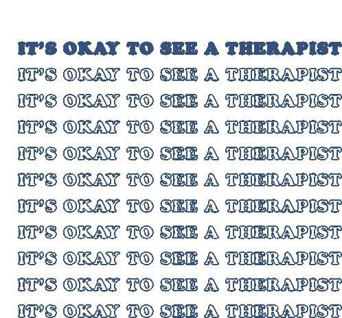 Its Okay To See A Therapist Couch Sticker - Its Okay To See A Therapist Couch Therapist Stickers