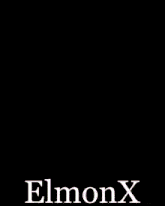 a statue of a man sitting on a stump with the name elmonx on the bottom right