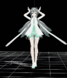 Luo Tianyi Vocaloid GIF - Luo Tianyi Vocaloid Mmd GIFs