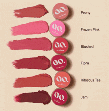 a red sticker that says best of k-beauty next to a jar of lipstick